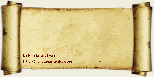 Jevrosima Debeljak vizit kartica